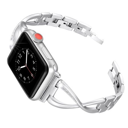 Curea otel pentru Apple Watch 1,2,3,4, 42/44 mm, X Link, Stainless Steel AHA STYLE
