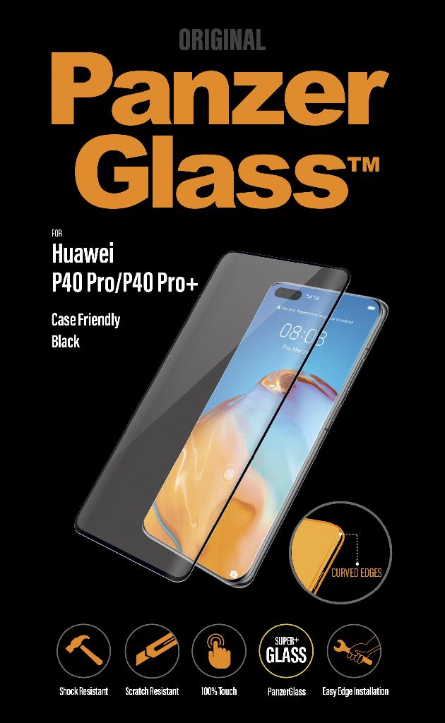 Folie de sticla pentru Huawei P40 Pro/P40 Pro Plus ,  negru , fata , CF  PanzerGlass