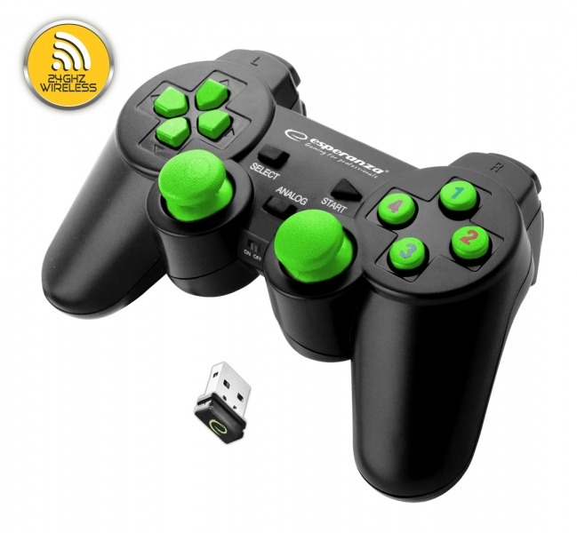 Gamepad  wireless compatibil pentru PC/PS3 Gladiator ESPERANZA