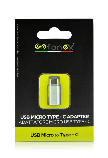 Adaptor microUSB la TypeC FONEX 