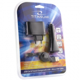 Incarcator cu port USB Titanium ESPERANZA  
