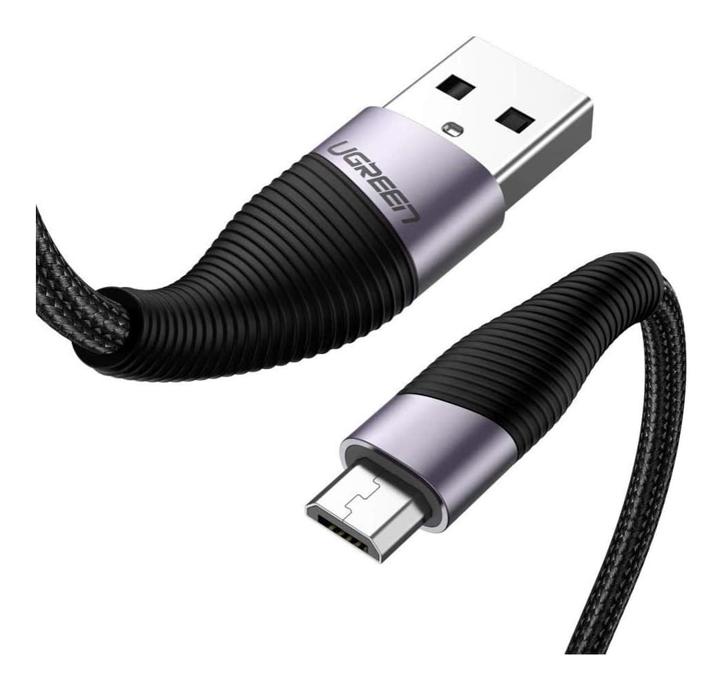 Cablu micro USB UGREEN QC 3.0 2.4A 0.5m Negru