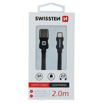Cablu de date USB la Lightning 2m SWISSTEN