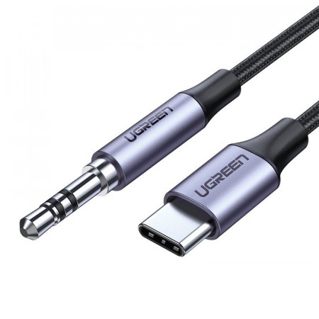 Cablu adaptor audio AV143 , USB TypeC(T) la Jack 3.5mm(T) UGREEN