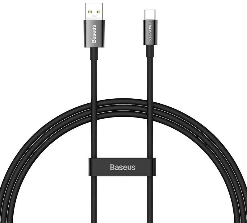 Cablu alimentare si date SUPERVOOC USB-A la TypeC,65W,1m BASEUS