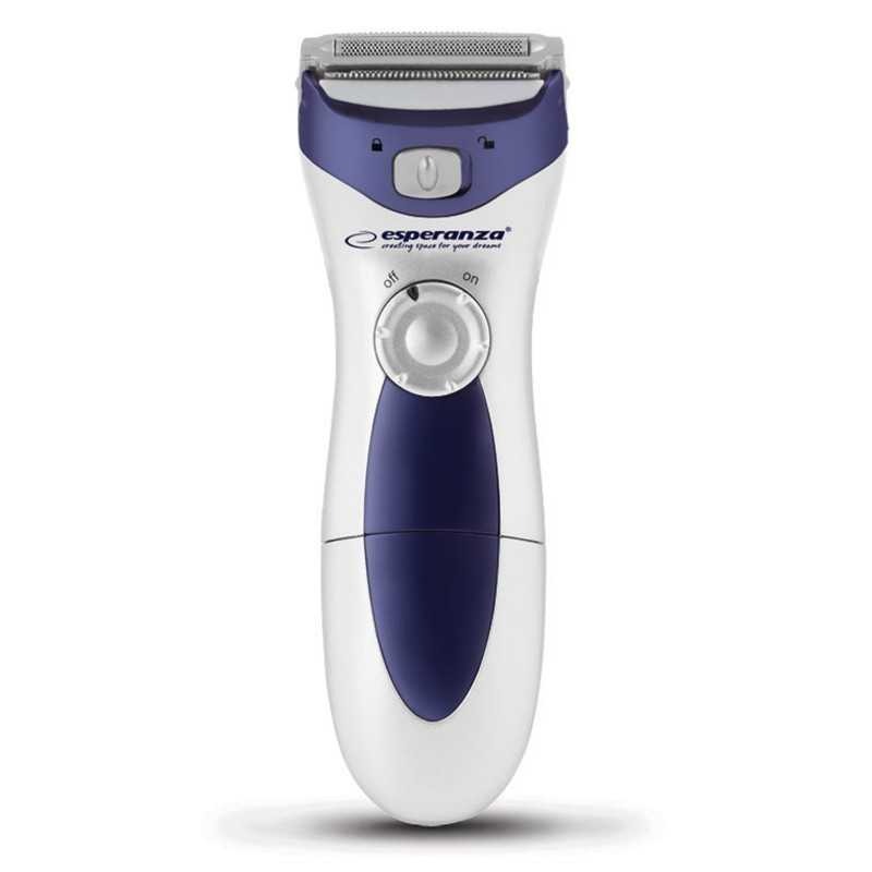Epilator dama cu baterii, alb/albatru Aruba ESPERANZA
