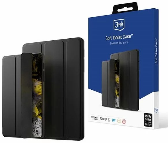 Husa pentru iPad Air Mini 4/5/6, Policarbonat, neagra 3MK