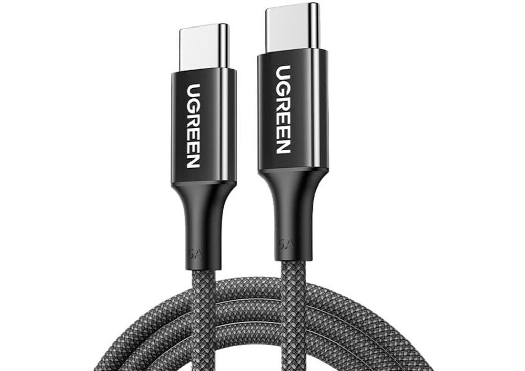 Cablu alimentare si date Type-C la Type-C,extra ramforsat, 100W, 2m UGREEN