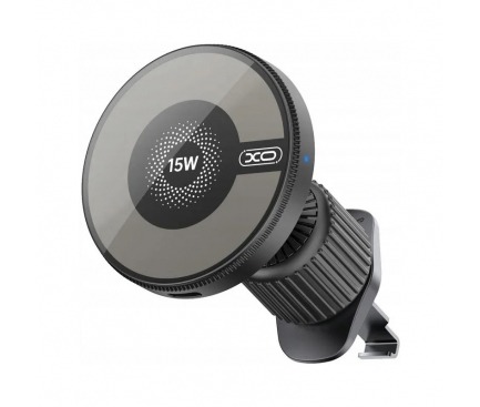 Incarcator auto wireless magnetic, 15W, Qi Fast Wireless XO CX025