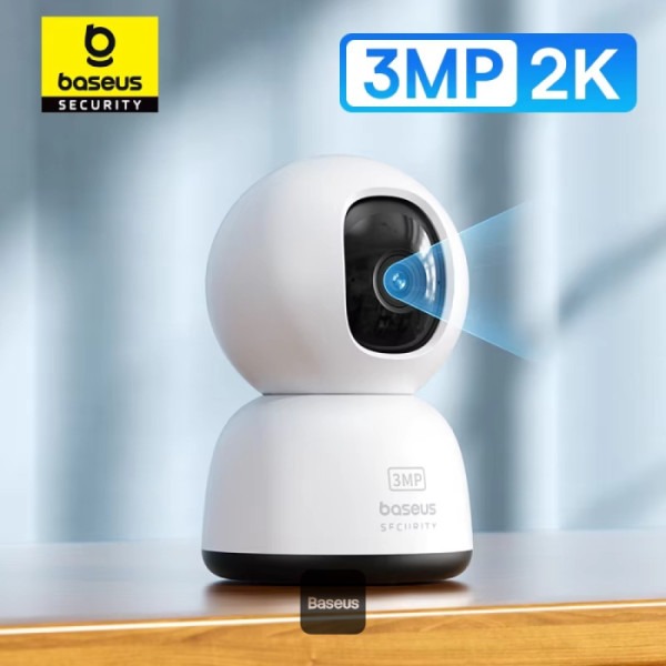 Camera wireless IP, Interior, 2K, ungi  360°, slot SD, P1 Lite BASEUS  