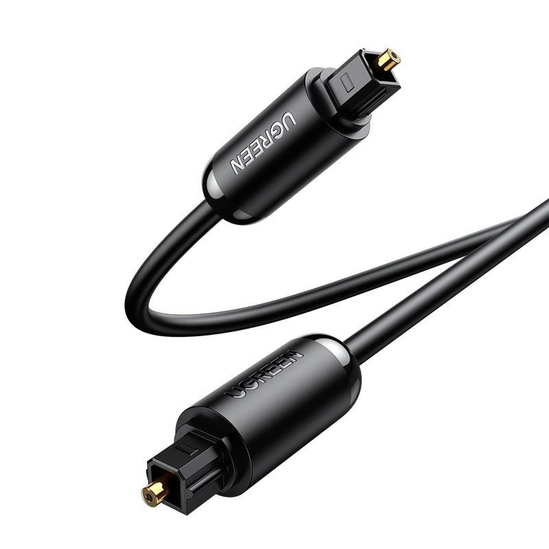 Cablu audio optic Toslink(T) la Toslink(T), 1.5m, conectori aurii AV122 UGREEN 
