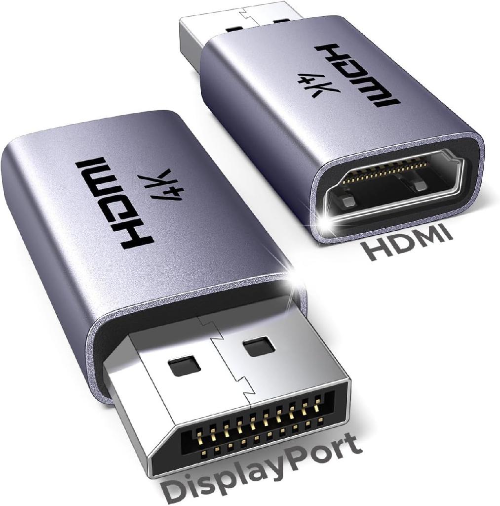 Adaptor video DisplayPort(T) la HDMI(M), 4K/30Hz, pachet 2buc, DP130 UGREEN 