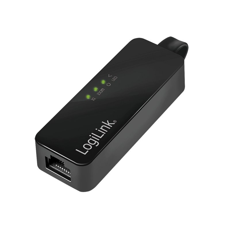 Cablu adaptor USB 3.0(T) la RJ45(M), 14cm lungime, Full/Half Duplex marca LogiLink UA0184A