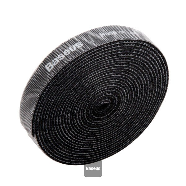 Organizator cabluri tip Velcro, 3m, negru, Colourful Circle Baseus 