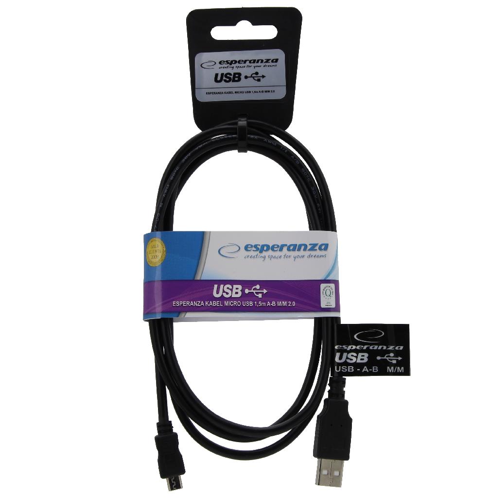 Cablu de date USB la microUSB 1.5M ESPERANZA 