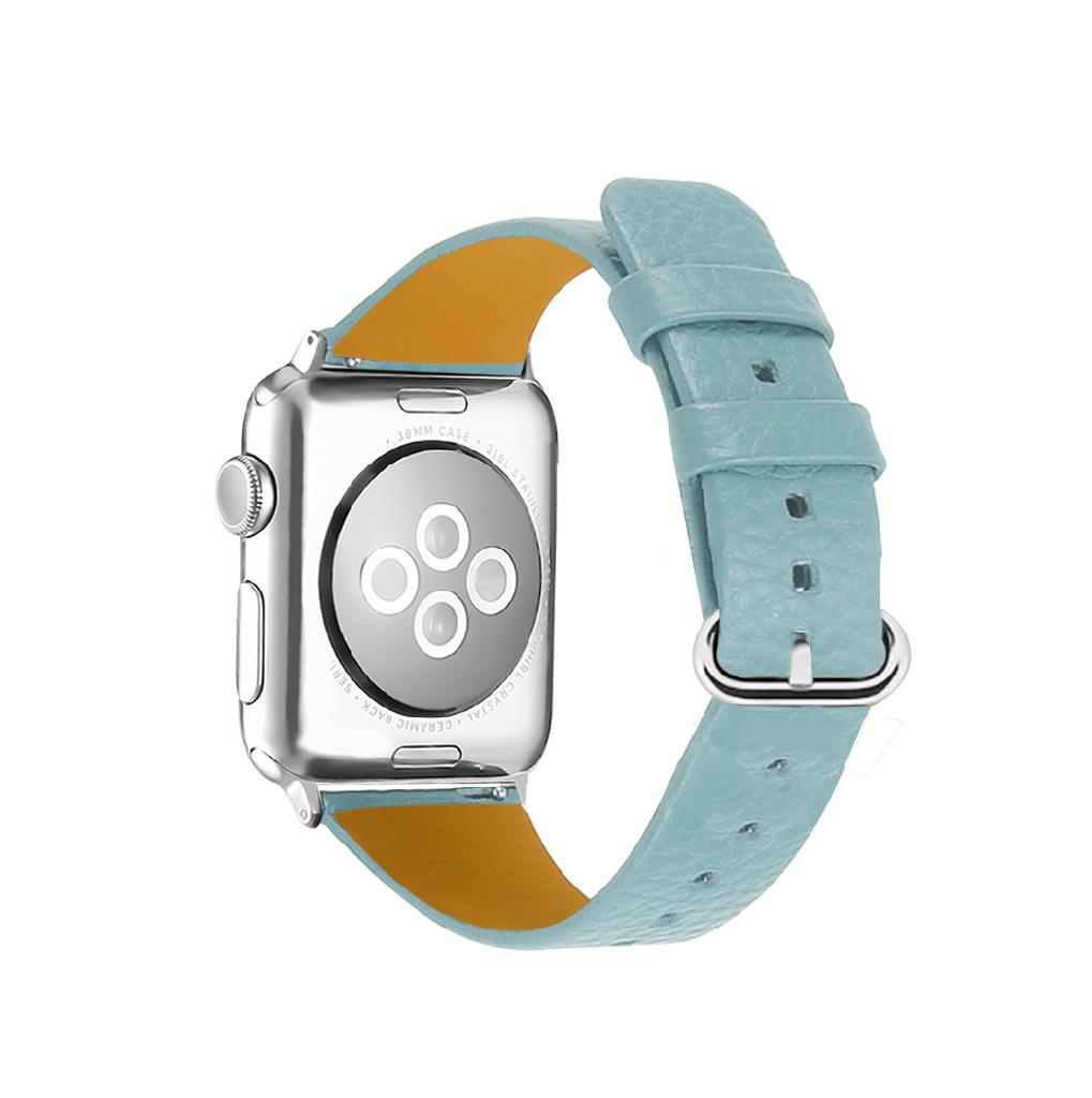 Curea piele pentru Apple Watch 1,2,3,4, 38/40 mm, Lychee AHA STYLE